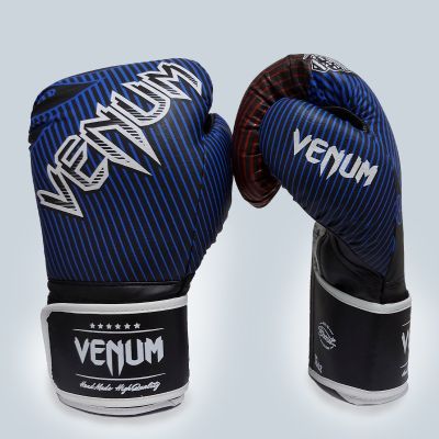 Luva de Boxe Venum Tiger Legend - Azul/Preto