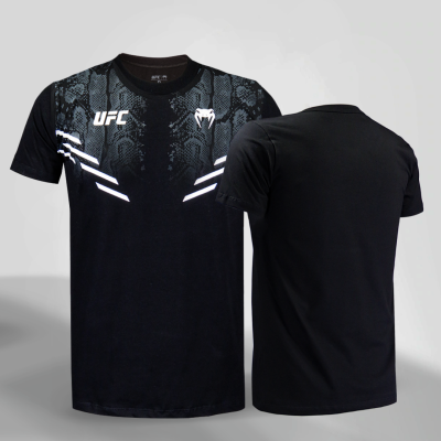UFC Adrenaline by Venum Cotton Men’s Short-sleeve T-shirt - Black